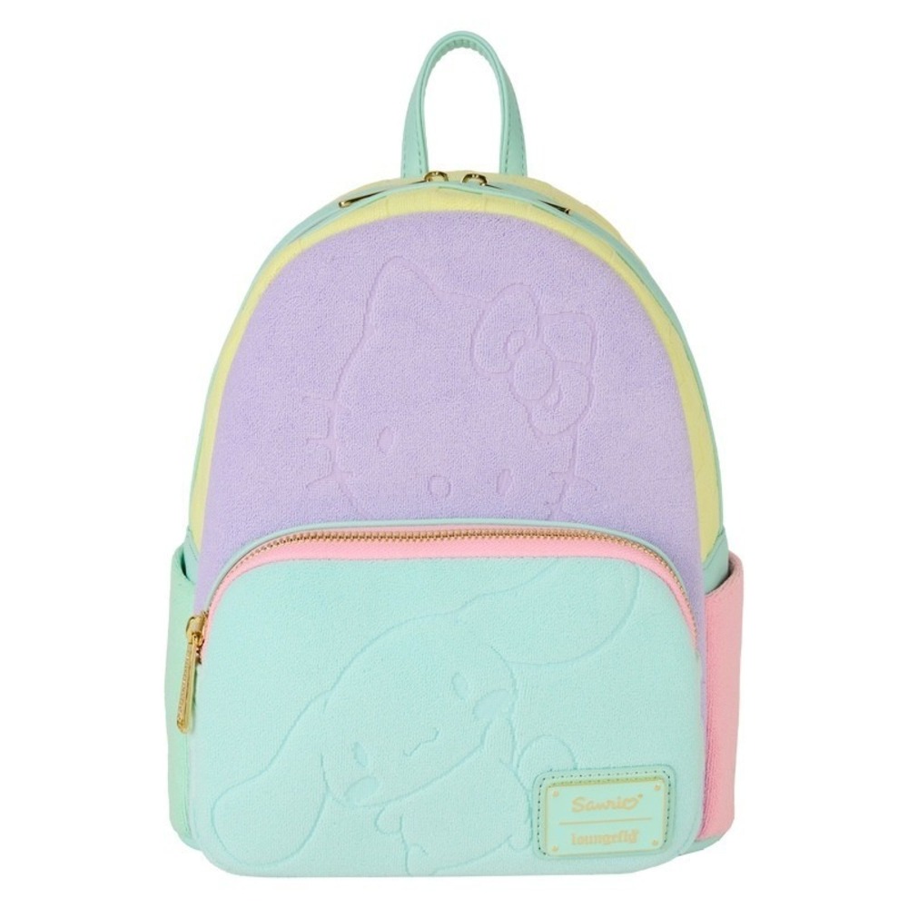 SDCC Limited Edition Hello Kitty & Friends Color Block Loungefly Backpack NWT